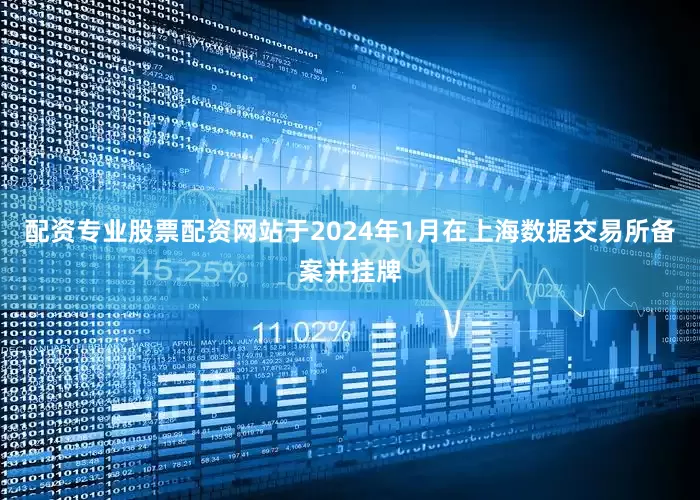 配资专业股票配资网站于2024年1月在上海数据交易所备案并挂牌